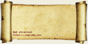 Nina Vranješ vizit kartica